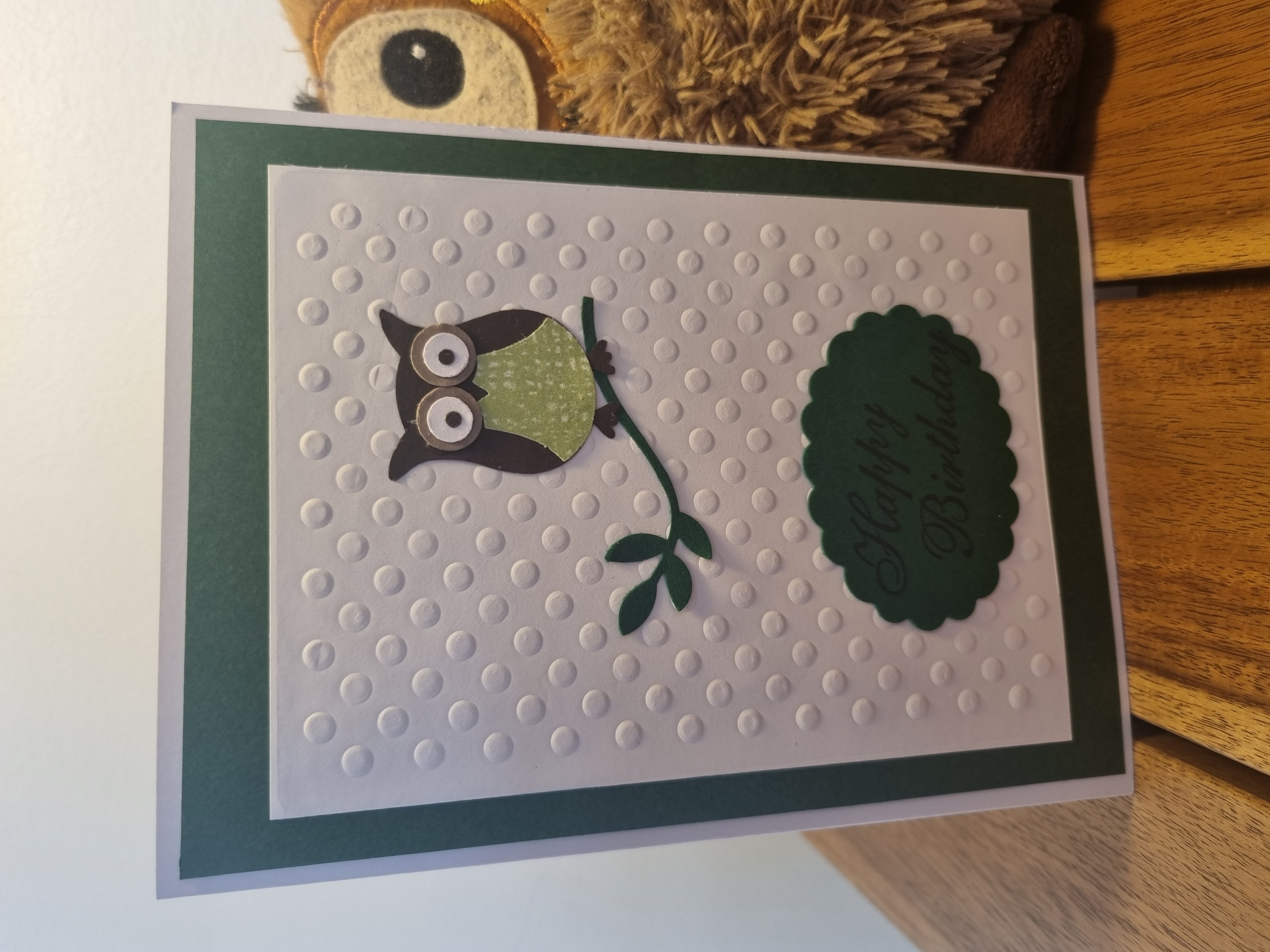 Owl Birthday Card