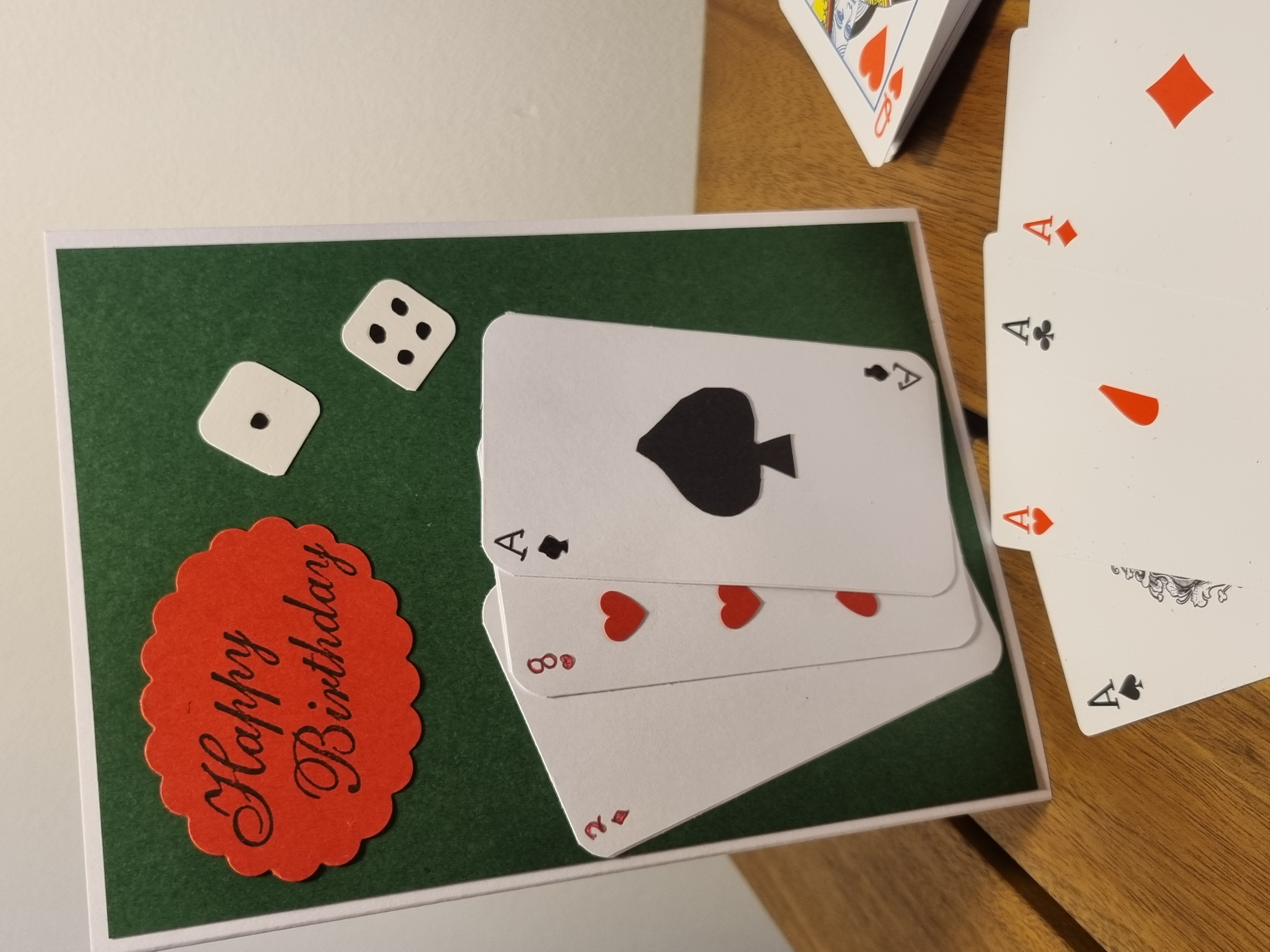 Cards and Dice Birthday Card