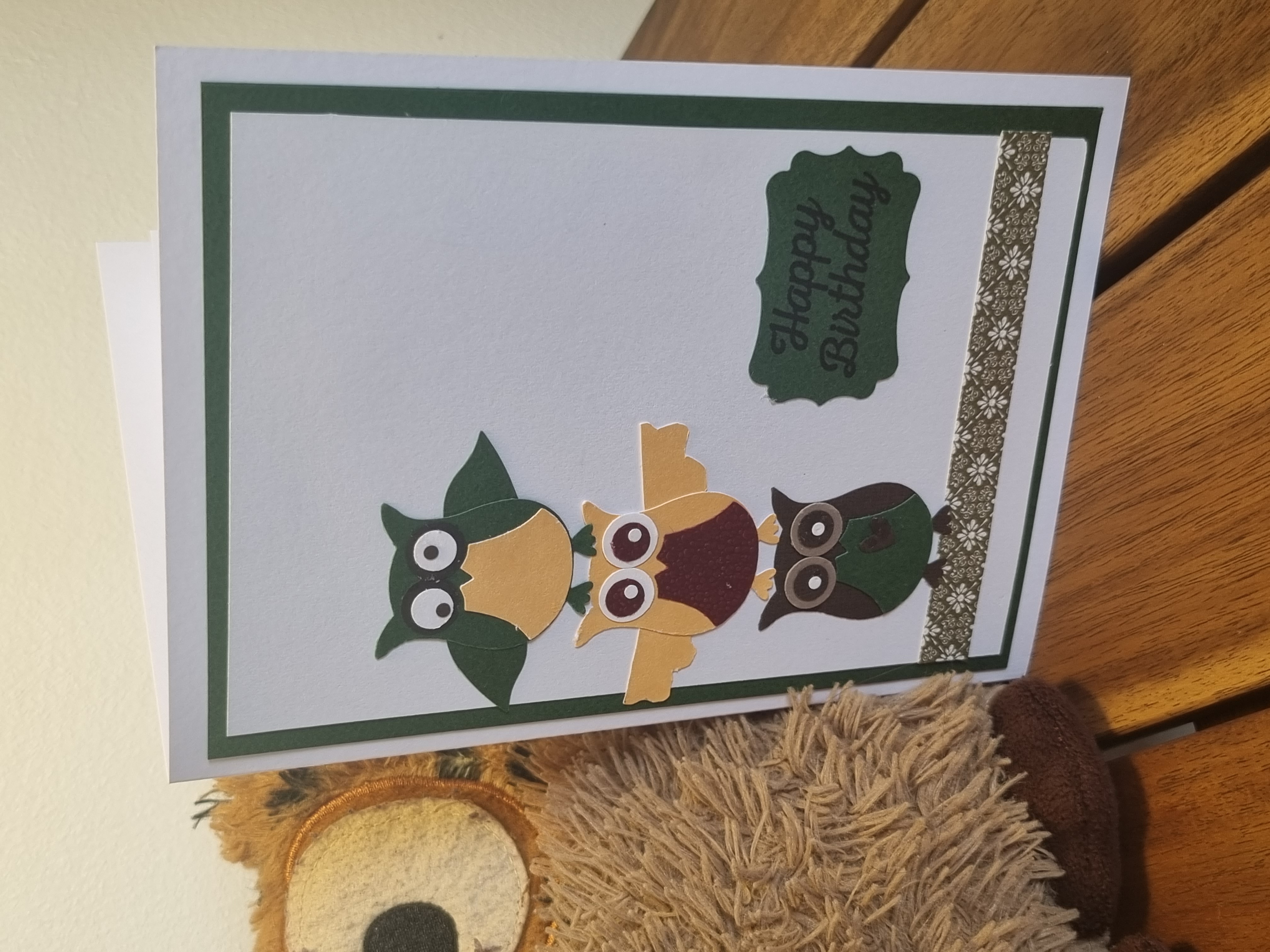 Owl Tower Birthday Card