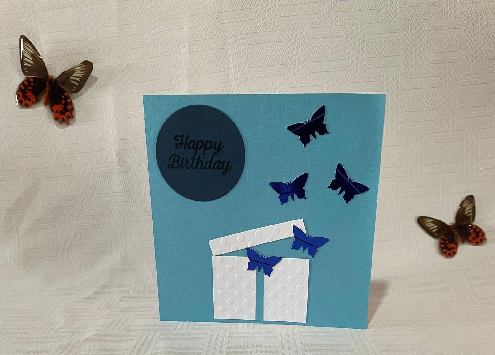Butterfly gift Birthday Card