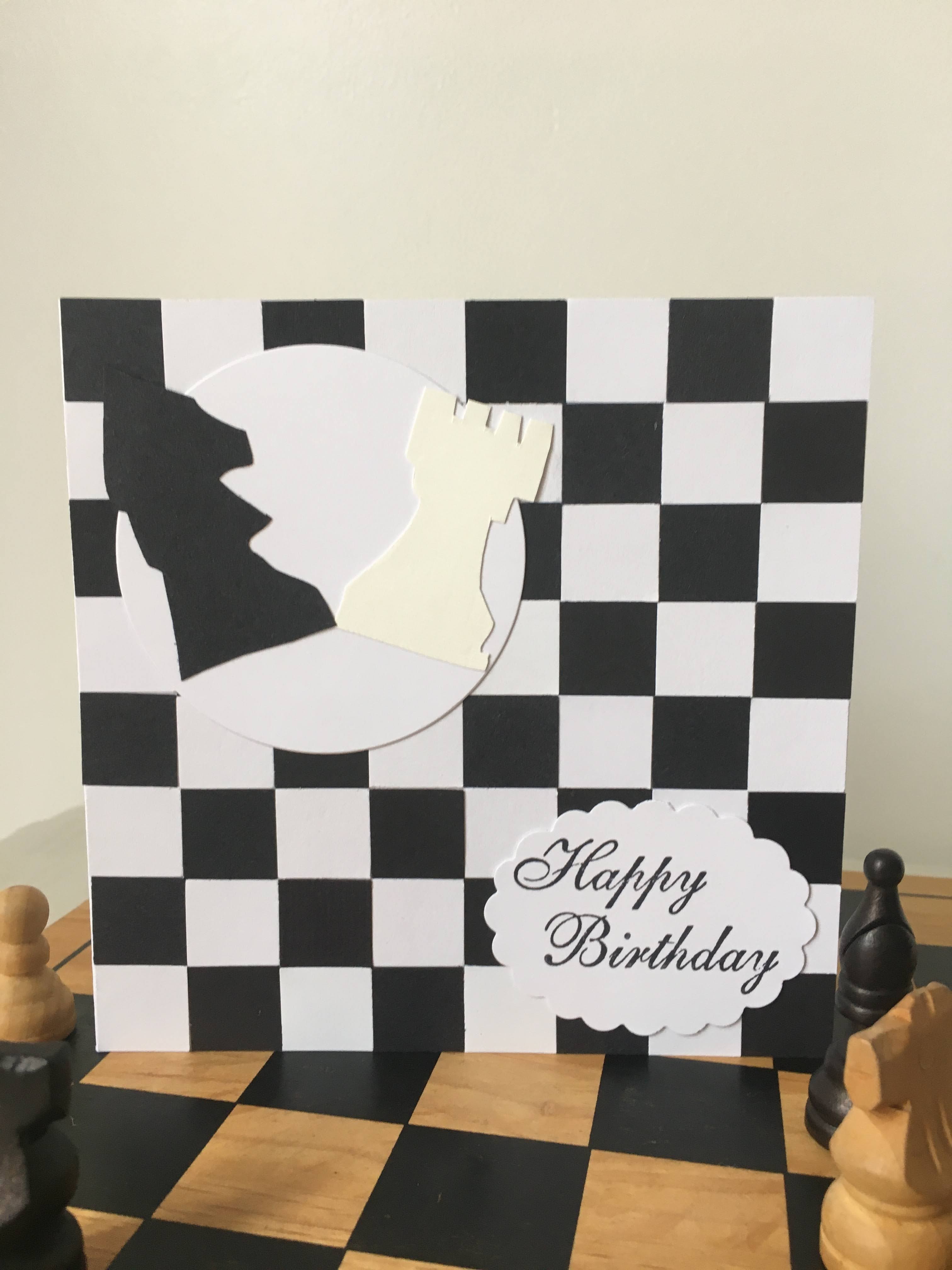 Chess Birthday Card